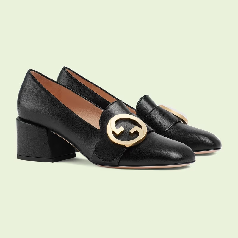 GUCCI BLONDIE WOMEN'S MID-HEEL PUMP